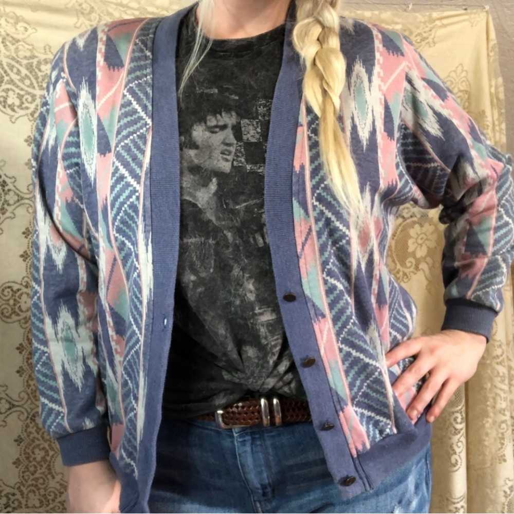 Vintage Pastel Grandma Cardigan 12